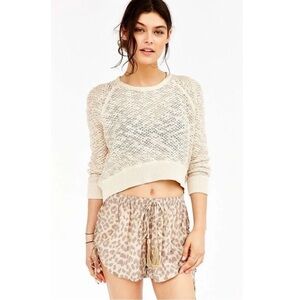 Faithfull The Brand Drapey Cheetah Shorts M